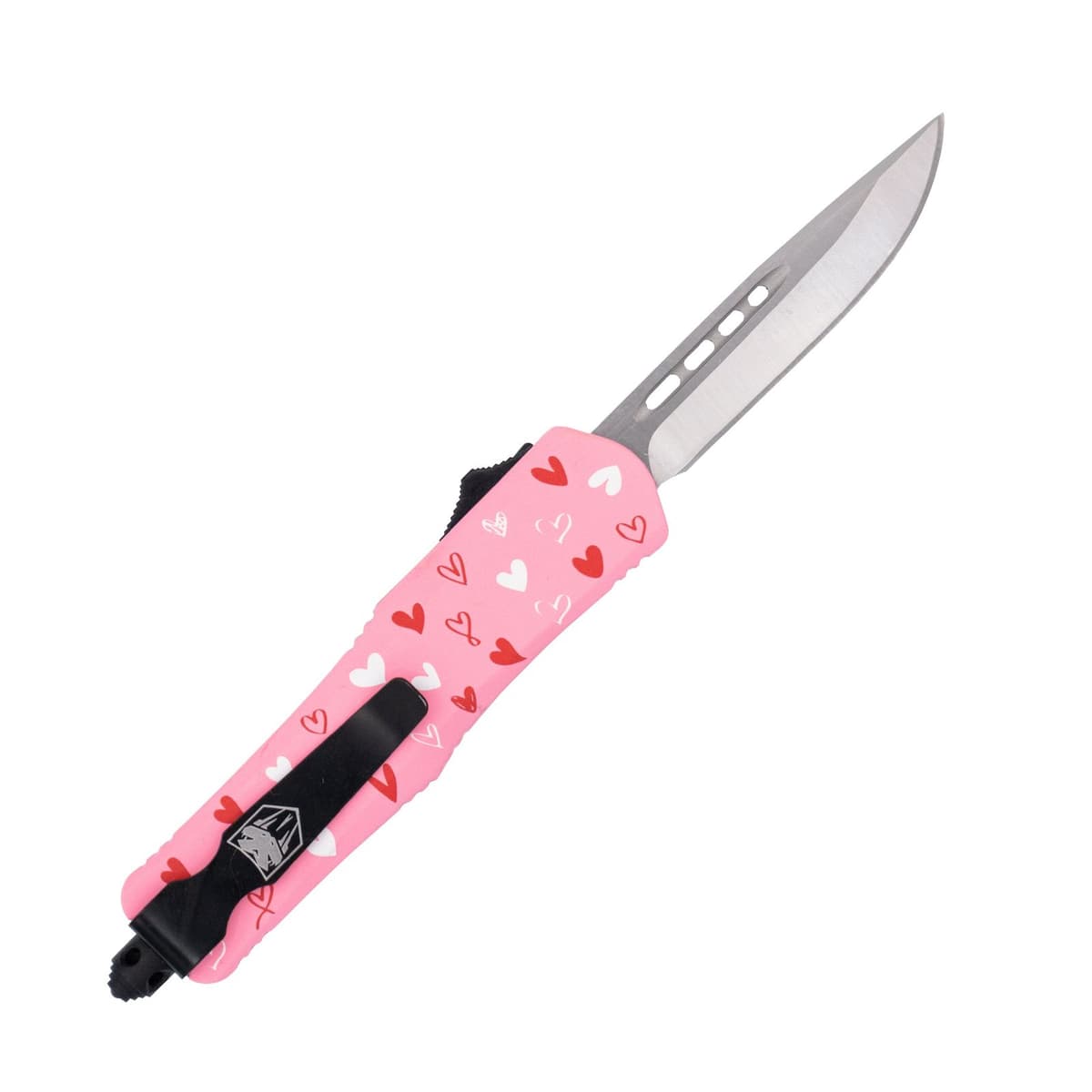 CobraTec Small FS-3 OTF Pink Love Warrior Cerakote D2 Drop Point thumbnail 2