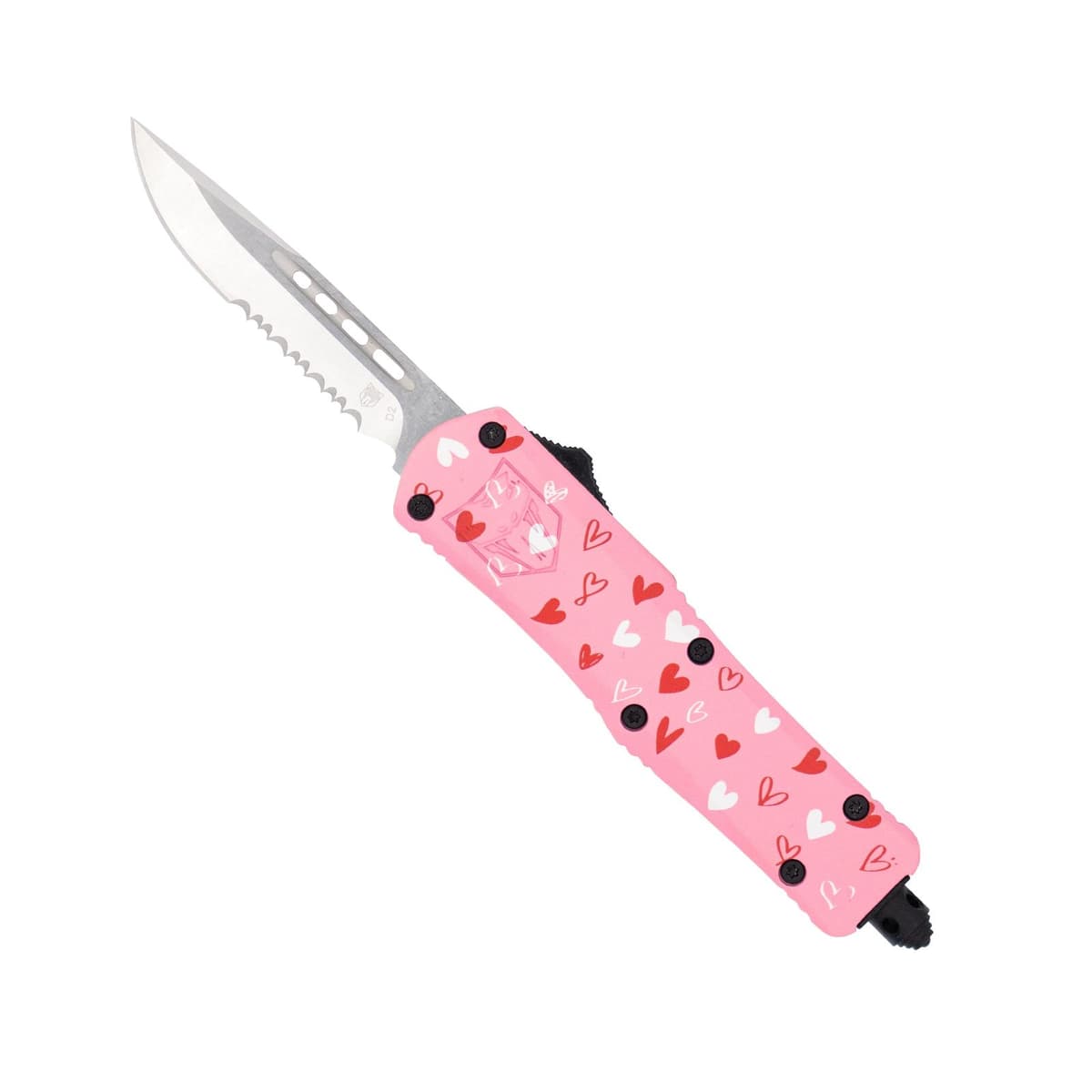 CobraTec Small FS-3 OTF Pink Love Warrior Cerakote D2 Drop Point thumbnail 3