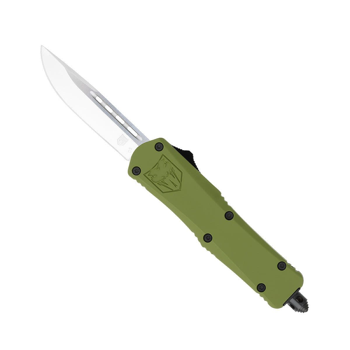 CobraTec Small FS-3 OTF OD Green Cerakote D2 Drop Point — image 1 of 3