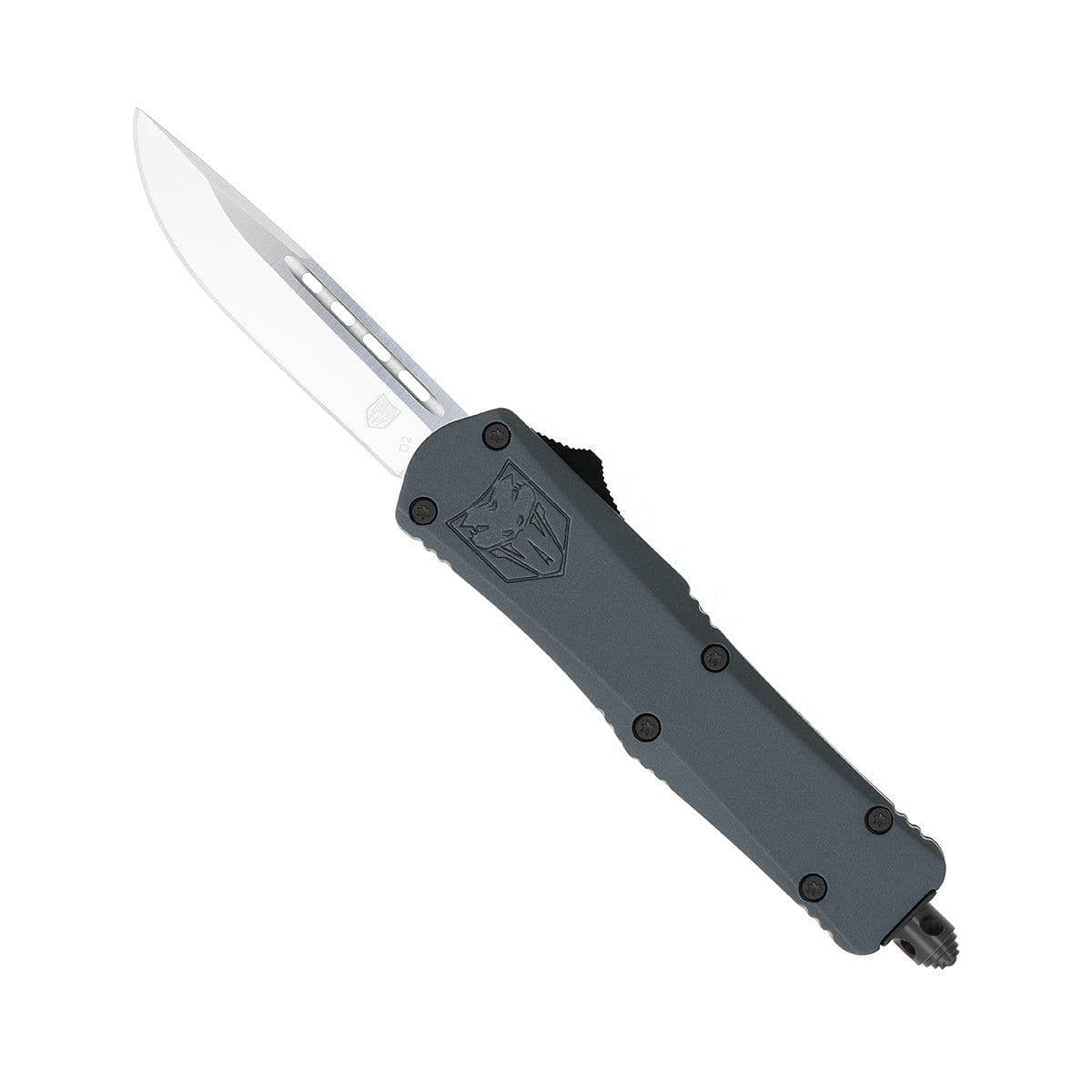 CobraTec Small FS-3 OTF Grey Cerakote D2 Drop Point — image 1 of 3