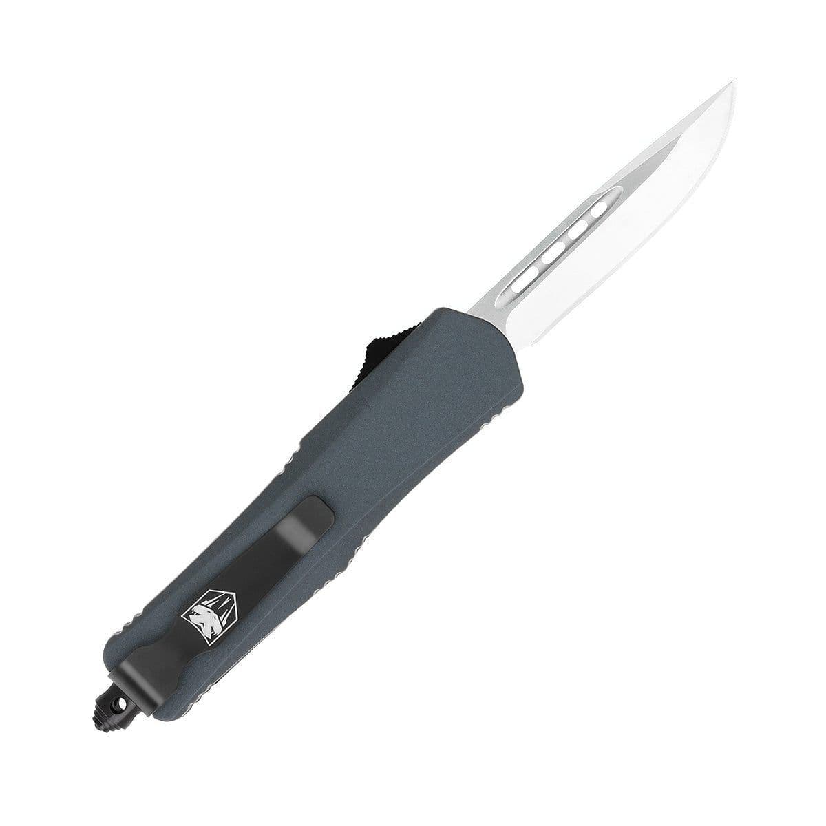 CobraTec Small FS-3 OTF Grey Cerakote D2 Drop Point thumbnail 2