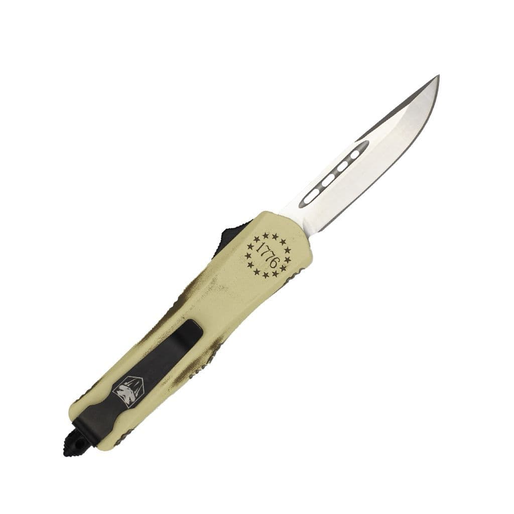 CobraTec Small FS-3 OTF We the People Cerakote D2 Drop Point thumbnail 2