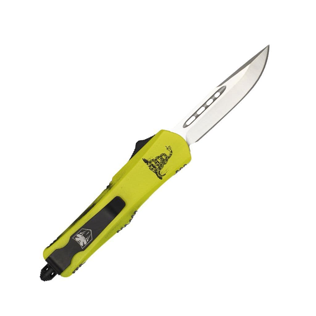 CobraTec Small FS-3 OTF Don't Tread on Me Cerakote D2 Drop Point thumbnail 2