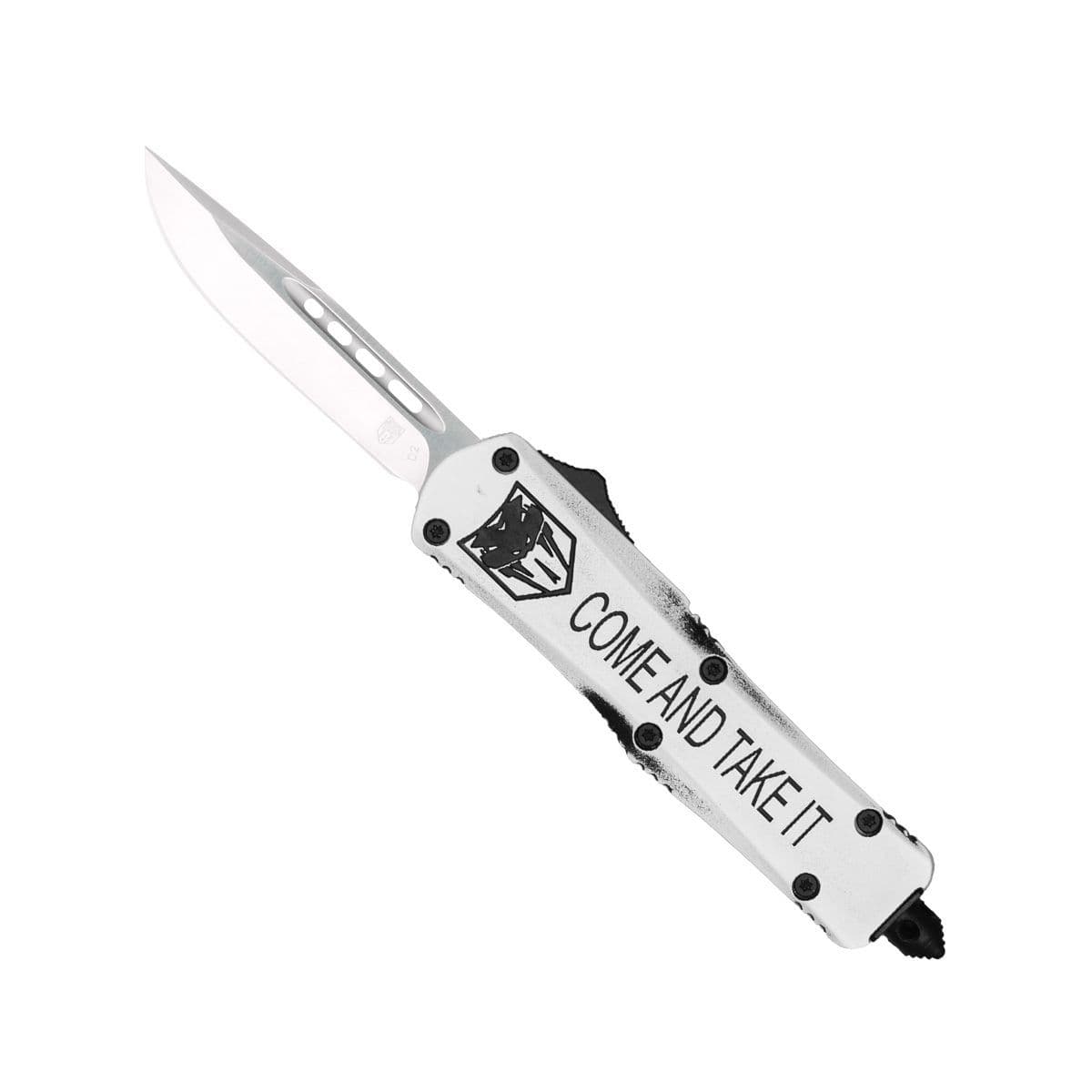 CobraTec Small FS-3 OTF Come and Take It Cerakote D2 Drop Point — image 1 of 3