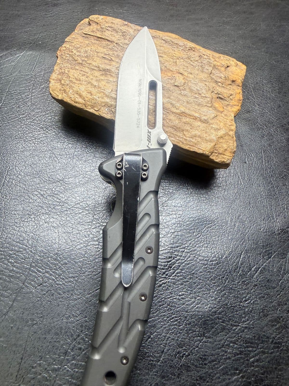 Ontario XM-1 Extreme Military Folding Knife - NSN Issue, N690Co, Made in Italy - Pre-Owned thumbnail 2