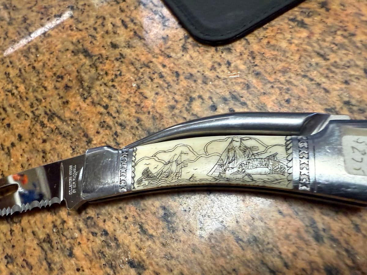 Franklin Mint Collectible Fixed Blade Fantasy Knife — image 1 of 1