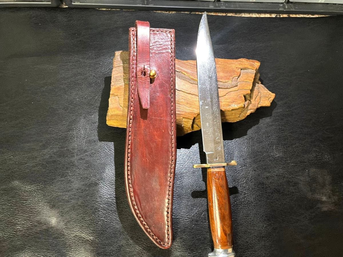 Arkansas Toothpick with Custom Sheath — image 1 of 1