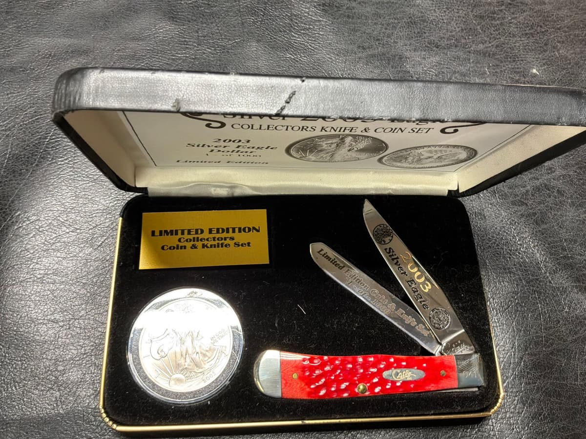 Case XX 2003 Silver Eagle Trapper & Coin Set — image 1 of 1