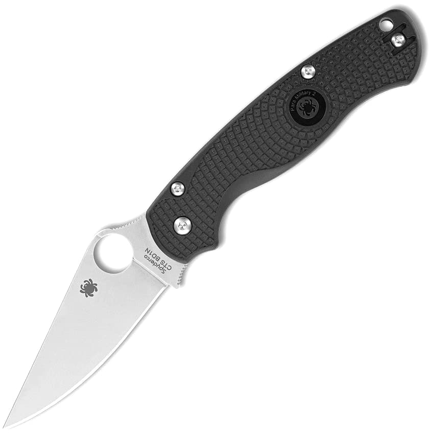 Spyderco Para Military 2 Lightweight – Black FRN, Plain Edge (C81PBK2) — image 1 of 2