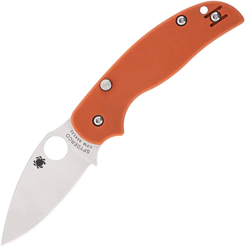 Spyderco Sage 6, Button-Release Compression Lock, CPM REX 121, Burnt Orange G-10 — image 1 of 2