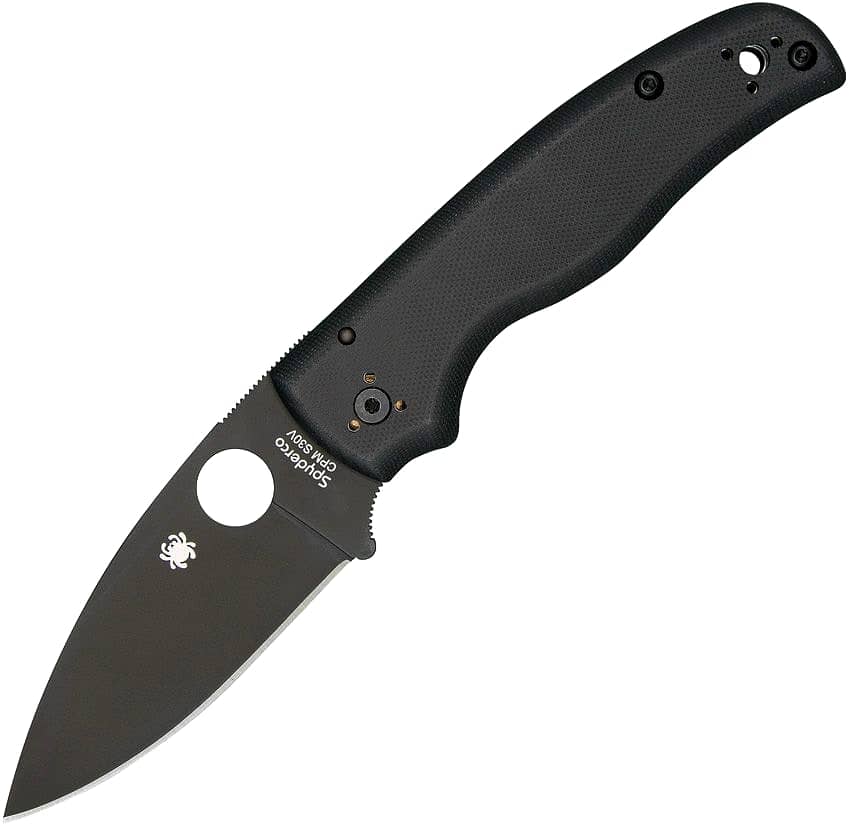 Spyderco Shaman Compression Lock Knife, Black G-10 (SC229GPBK)