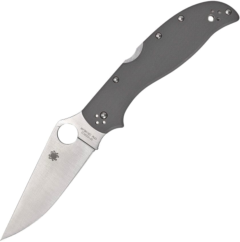 Spyderco Stretch 2 XL Lockback Knife, Gray G-10 (SC258GPGYCW) — image 1 of 2