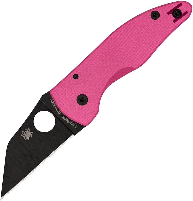 Spyderco MicroJimbo Compression Lock Sprint Run, Pink G-10 (SC264GPNBKP) — image 1 of 2