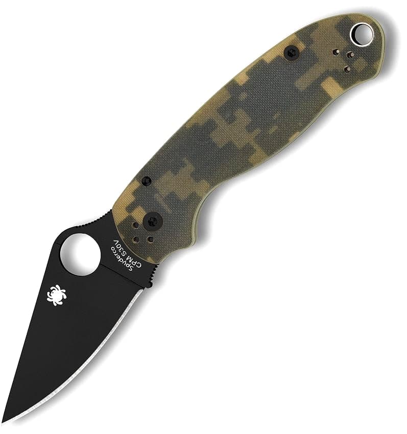 Spyderco Para 3 Folding Knife, Digital Camo G-10, Black Blade (SC223GPCMOBK) — image 1 of 2