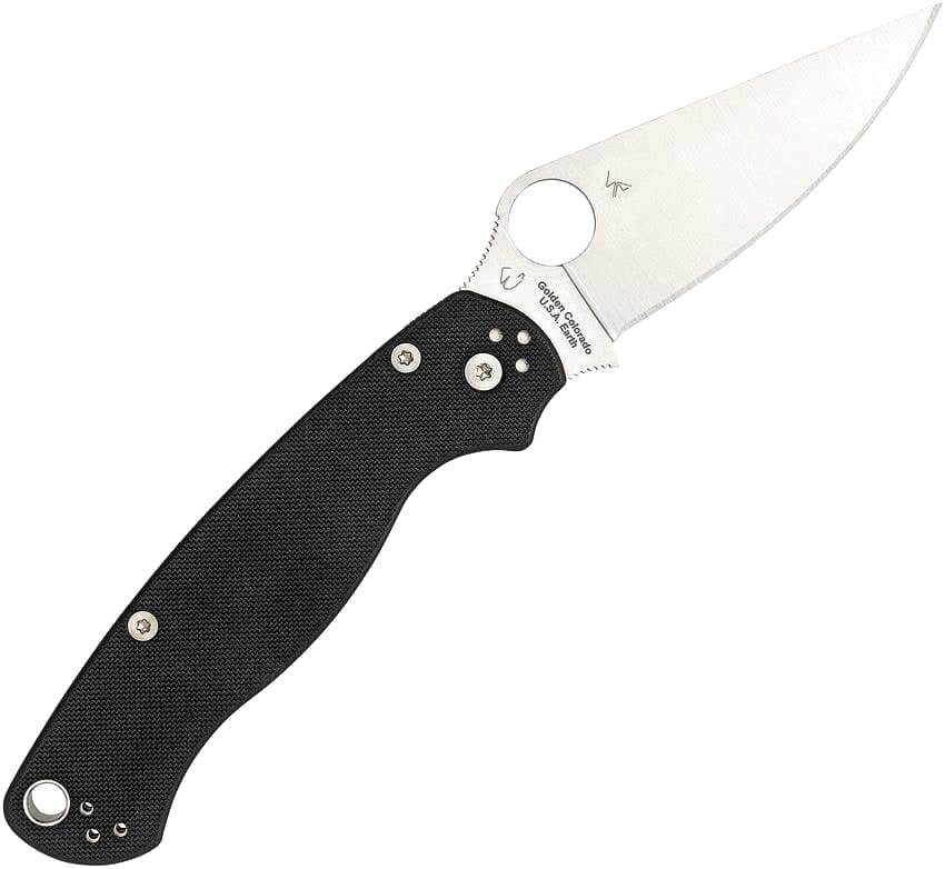 Spyderco Para Military 2 – Black G10, Left Handed (SC81GPLE2) — image 1 of 2