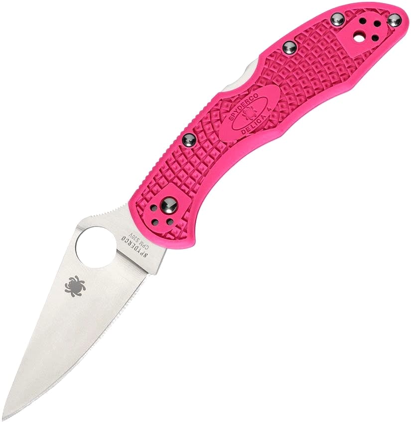 Spyderco Pink Heals Delica Lockback — image 1 of 2