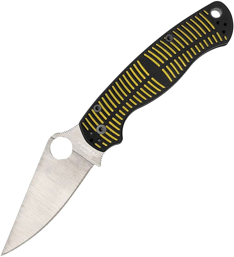 Spyderco Para Military 2 Salt, Black/Yellow G10, CPM MagnaCut — image 1 of 2
