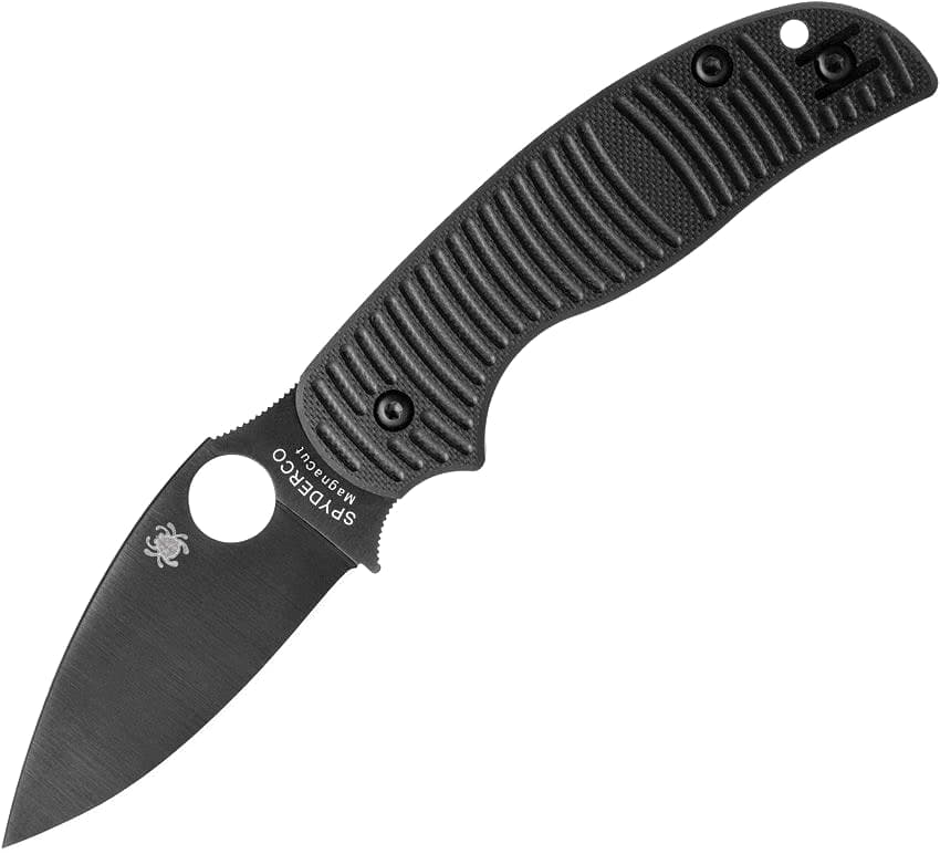 Spyderco Sage 5 Salt Compression Lock, Black G10 (MagnaCut / Black TiCN) — image 1 of 2