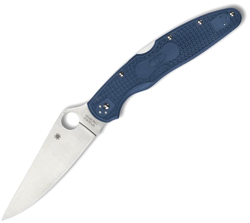 Spyderco Police 4 Lightweight Lockback, Cobalt Blue FRN (SC07PCBL4) — image 1 of 2