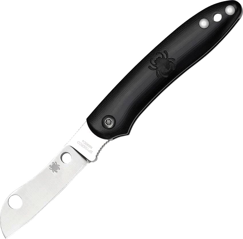 Spyderco Roadie – Black FRN, N690Co Slipjoint — image 1 of 2